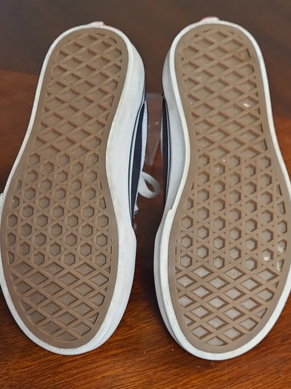 Vans Kids Black & White Canvas Old Skool Sneakers Size 13